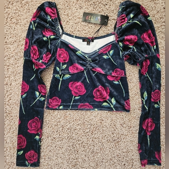 NWT Dolls Kill Delia's Juliet Rose Top - small - Picture 6 of 10